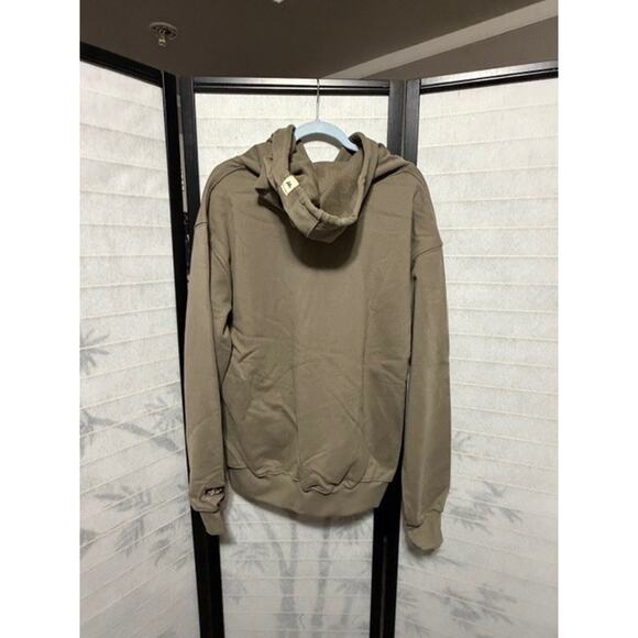Watson Luxe FOG Fear of God Streetwear Hoodie Large Brown Christ Graphic NWT - Picture 5 of 12